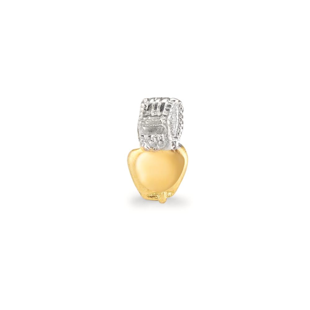 Orecchini a bottone 1 pz Oro giallo 750/18 carati Mucca