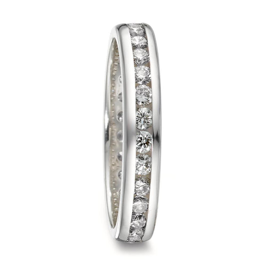 Anelli di memoria Oro bianco 750/18 carati Diamante 1 ct, w-si