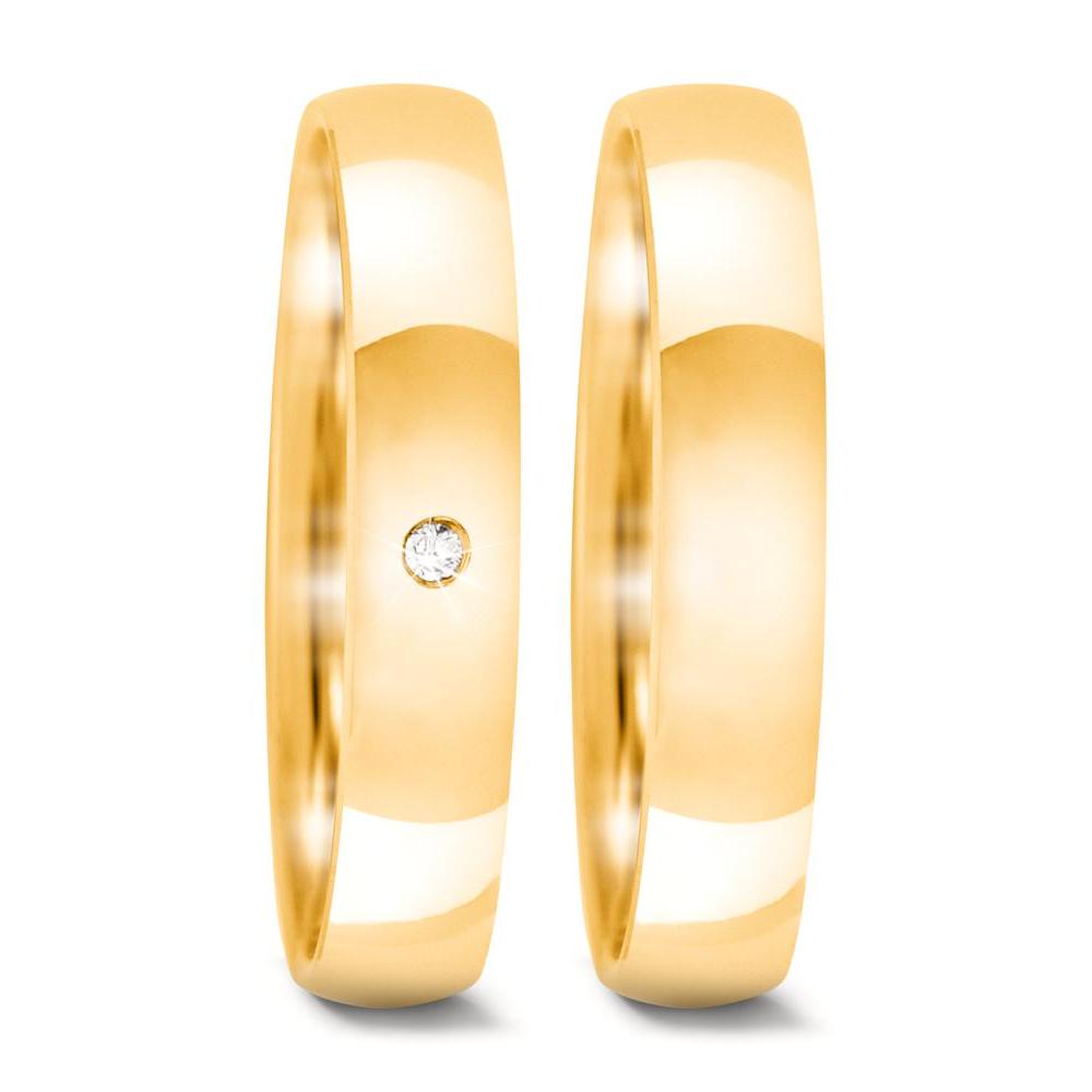 Anello del partner Oro giallo 585/14 kt