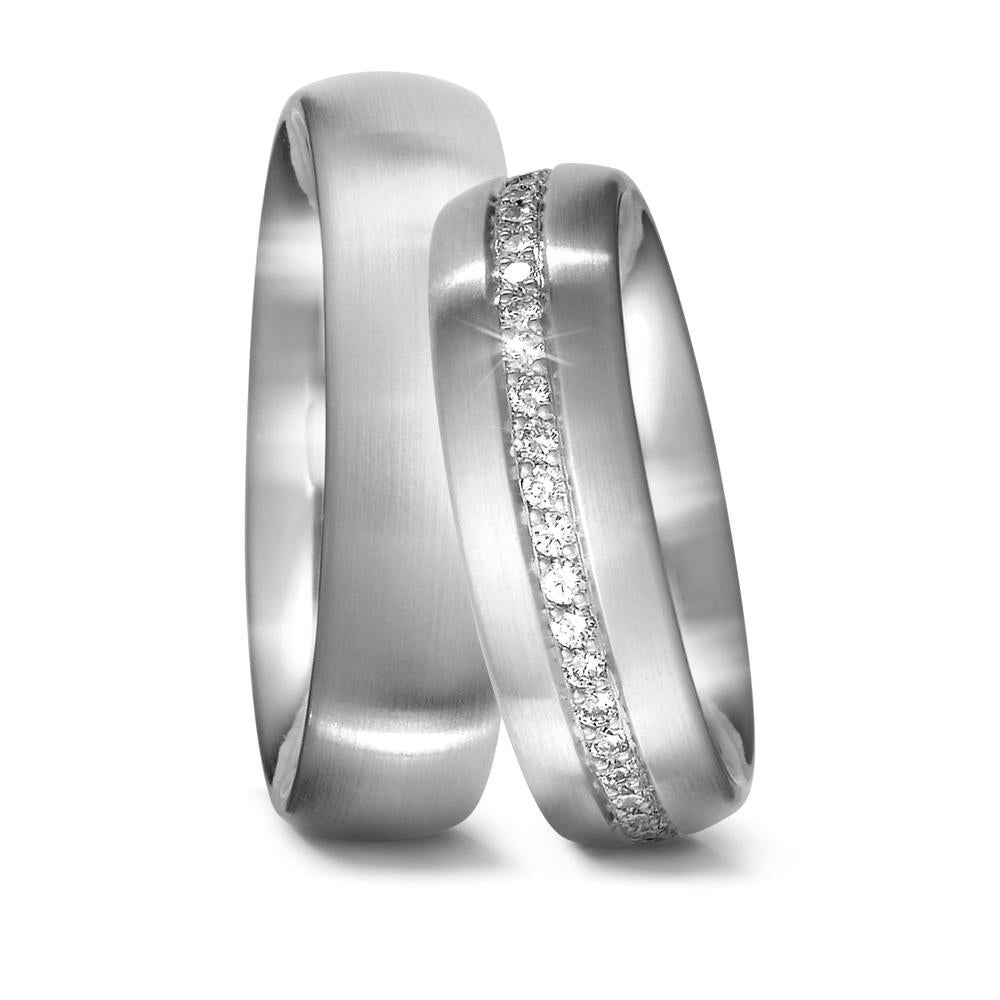 Anello del partner Oro bianco 750/18 carati