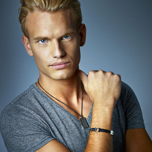 Catena con ciondolo Acciaio inossidabile rivestimento IP 50 cm