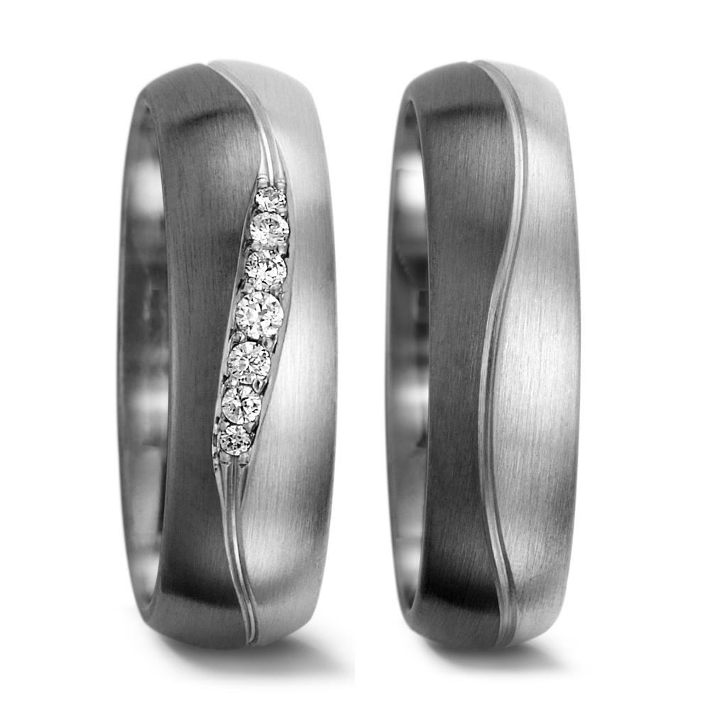 Anello del partner 500 Palladio, Oro bianco 375/9K