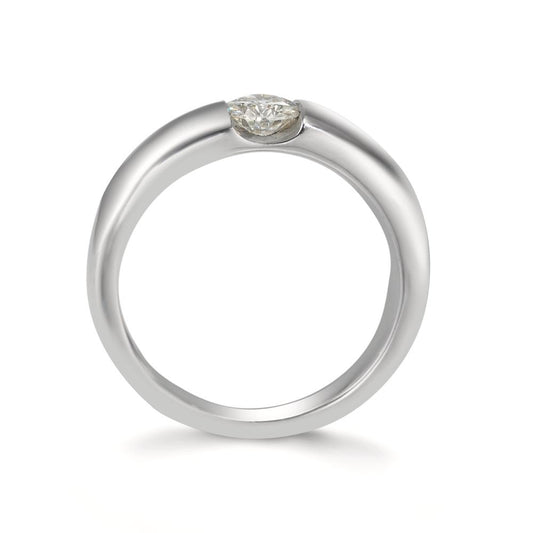 Anello solitario Oro bianco 375/9K Moissanite