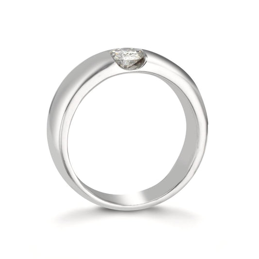 Anello solitario Oro bianco 375/9K Moissanite