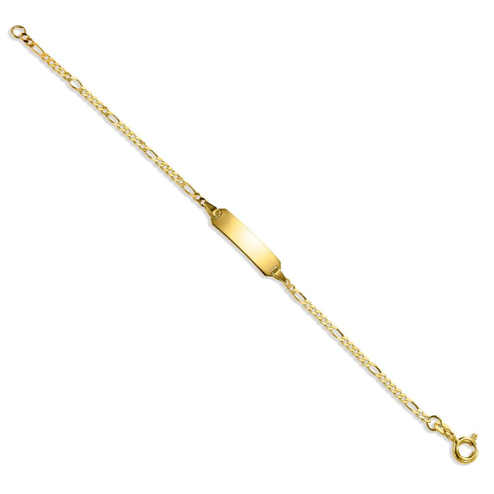 Bracciale con incisione Oro giallo 585/14 kt 12-14 cm