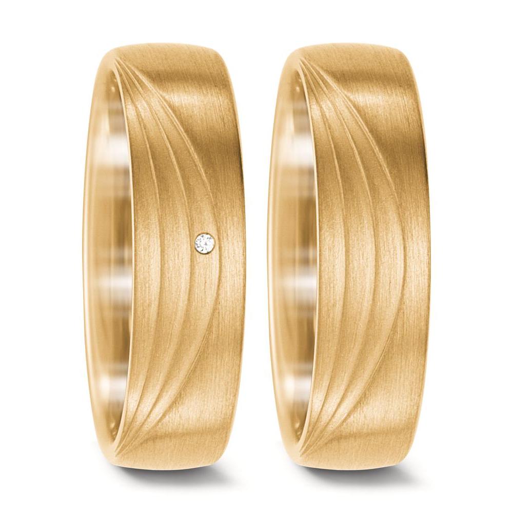 Anello del partner Oro giallo 750/18 carati