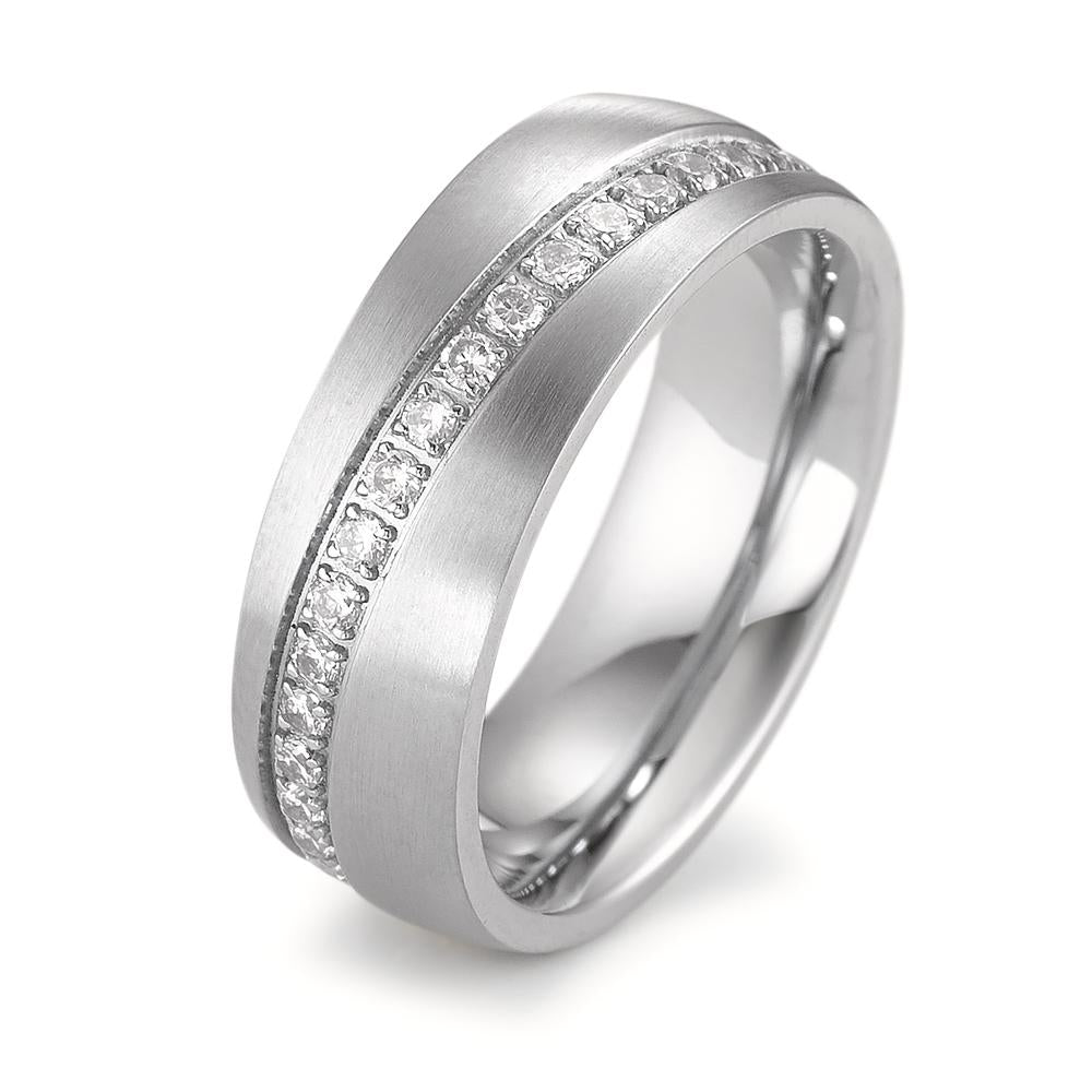 Anello del partner Acciaio inossidabile Zirconia