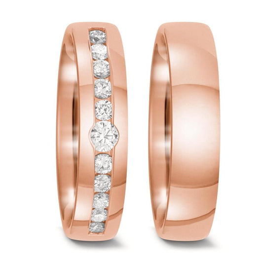 Anello del partner Oro rosso 750/18 carati