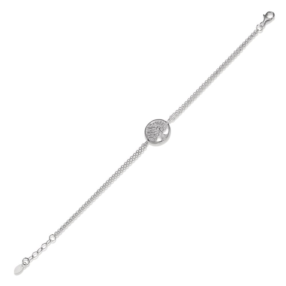 Bracciale Argento rodiato Albero della vita 17-20 cm Ø15 mm