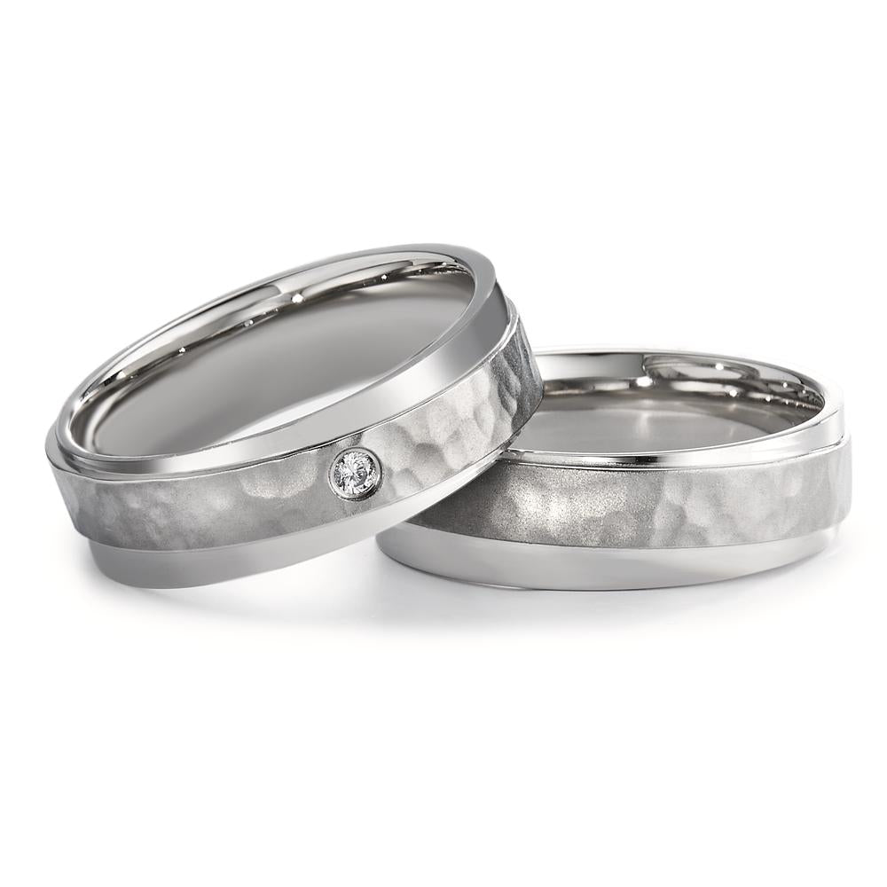Anello del partner Acciaio inossidabile Zirconia