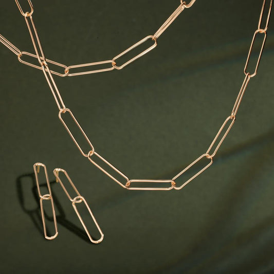 Collana Bronzo giallo dorato 39-44 cm