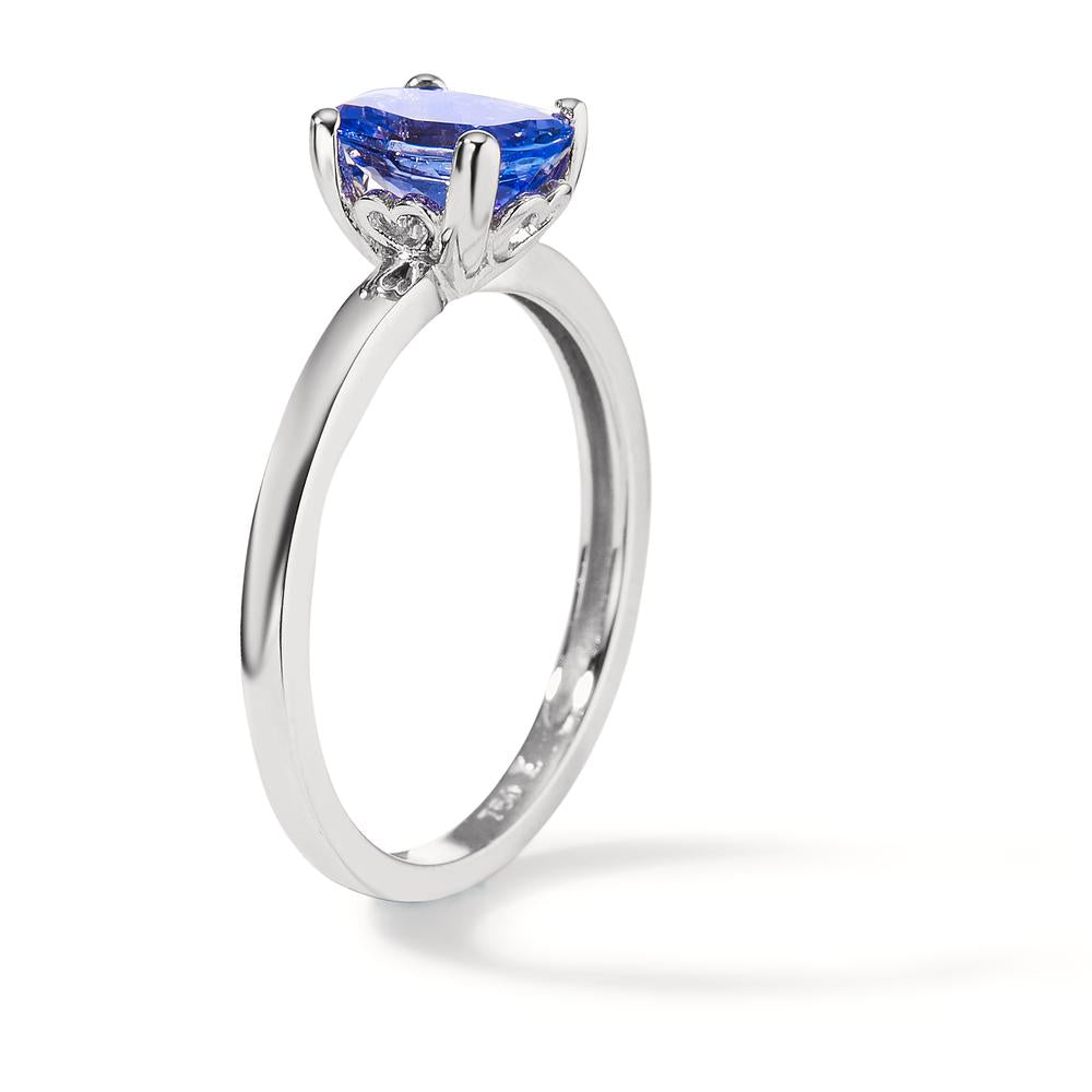 Anello Oro bianco 750/18 carati Tanzanite