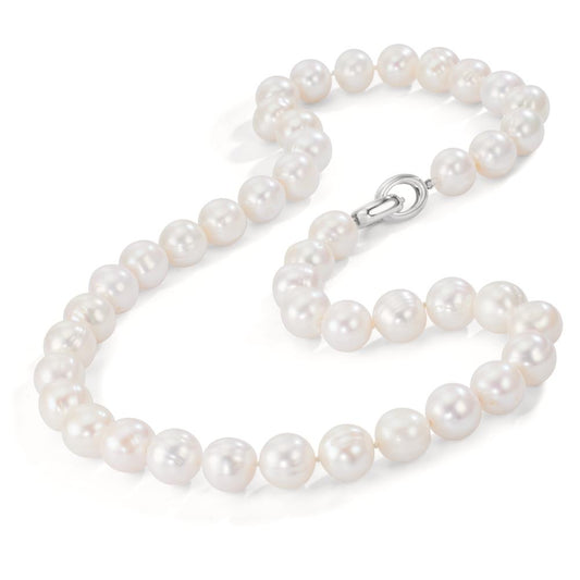 Collana Argento Perla coltivata d'acqua dolce bianco, 12 mm 50 cm