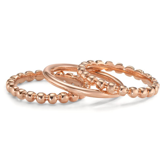 Set di anelli Oro rosso 750/18 carati