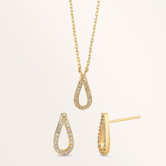 Orecchini a bottone Bronzo dorato