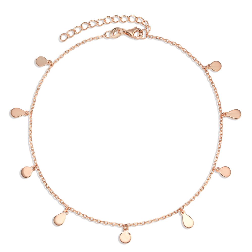 Cavigliera Argento rosa dorato 24-28 cm