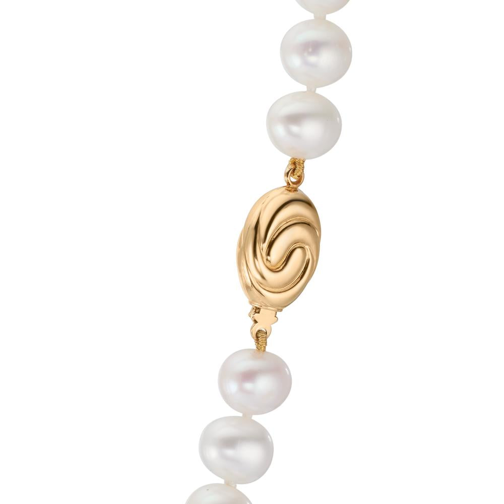 Collana Oro giallo 750/18 carati Perla coltivata d'acqua dolce 42 cm