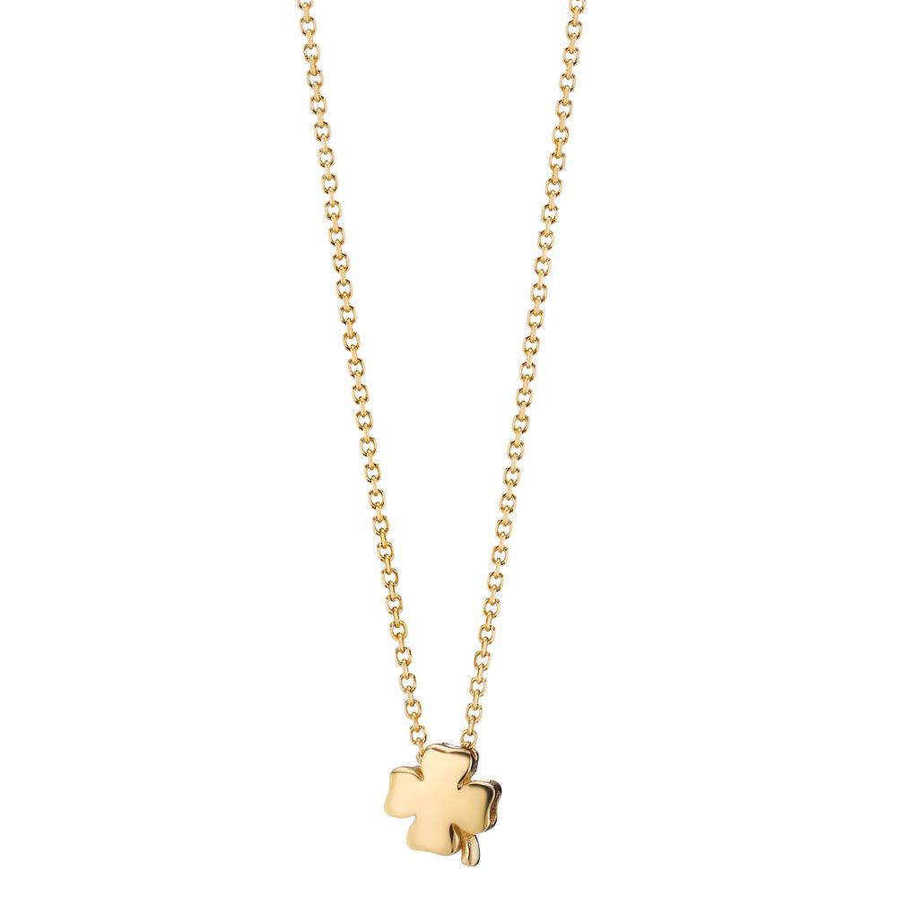Collana Oro giallo 585/14 kt Trifoglio 39-42 cm