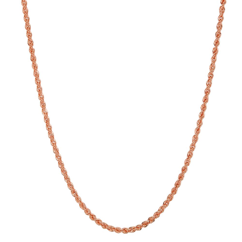 Collana CARISSIMA A Maglia Box Veneziana In Oro Rosa 9 Ct – 46 Cm, Elegante E Con Confezione Regalo