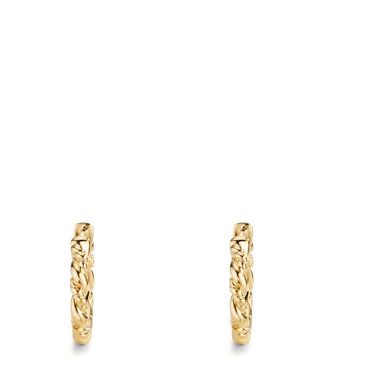 Orecchini circolari Oro giallo 750/18 carati