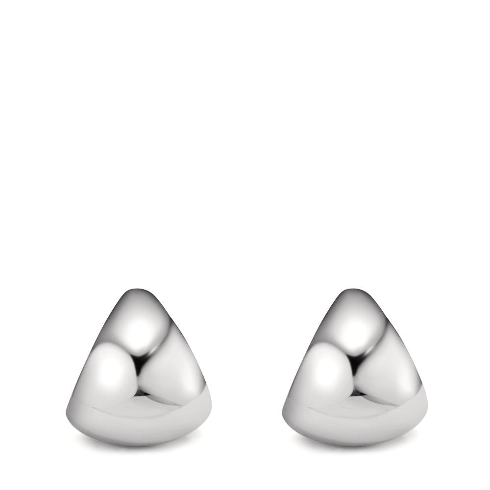 Orecchini circolari Argento rodiato