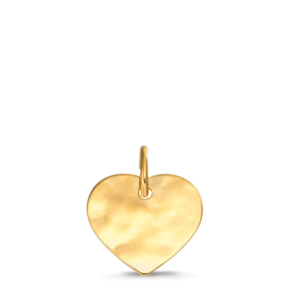 Ciondolo incisione Oro giallo 375/9K Cuore Ø11 mm