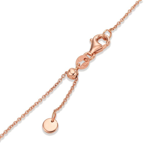 Bracciale Oro rosso 750/18 carati Perla coltivata d'acqua dolce, 9 Perla 15-18 cm