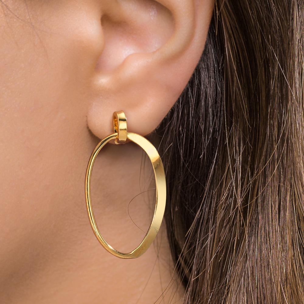 Orecchini Argento giallo dorato