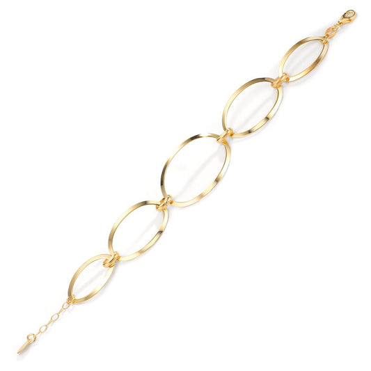Bracciale Argento giallo dorato 17-19 cm