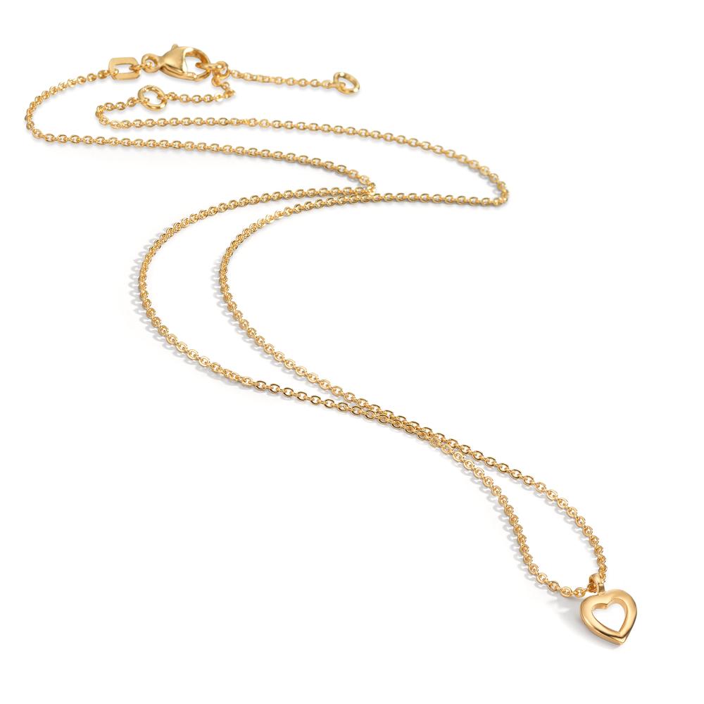 Collana Oro giallo 375/9K Cuore 38-42 cm