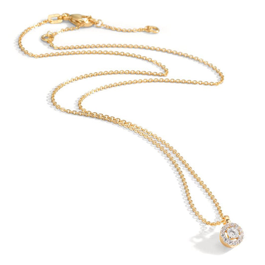 Collana Oro giallo 375/9K Zirconia 38-42 cm