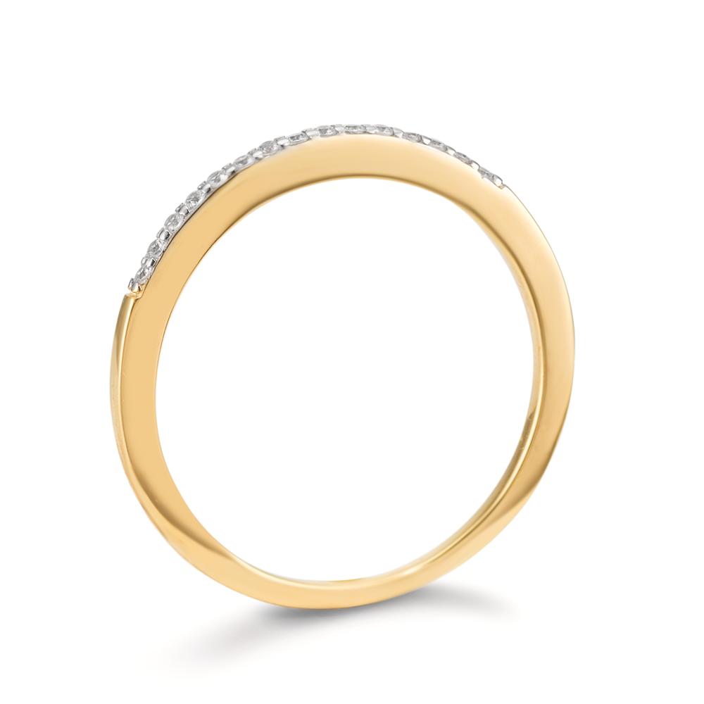 Anelli di memoria Oro giallo 375/9K Zirconia 15 pietra