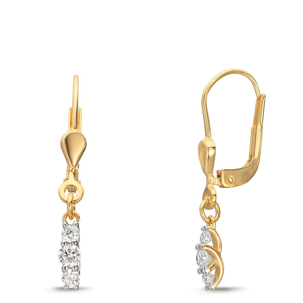 Acquista Orecchino da donna Capt in taglio Rotondo 0.5 Carati , Oro Giallo 375 Zircone Acquista Orecchino da donna Capt in taglio Rotondo 0.5 Carati , Oro Giallo 375 Zircone