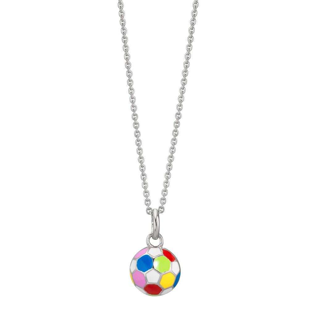 Catena con ciondolo Argento rodiato Calcio 36-38 cm