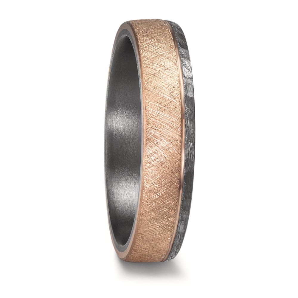 Anello del partner 999 Tantalio, Oro rosa 585/14 kt