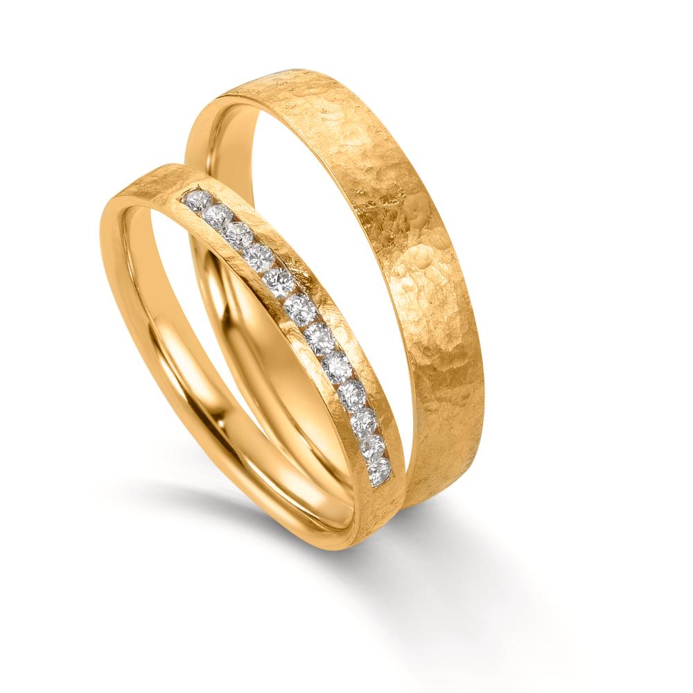 Anello del partner Oro giallo 750/18 carati