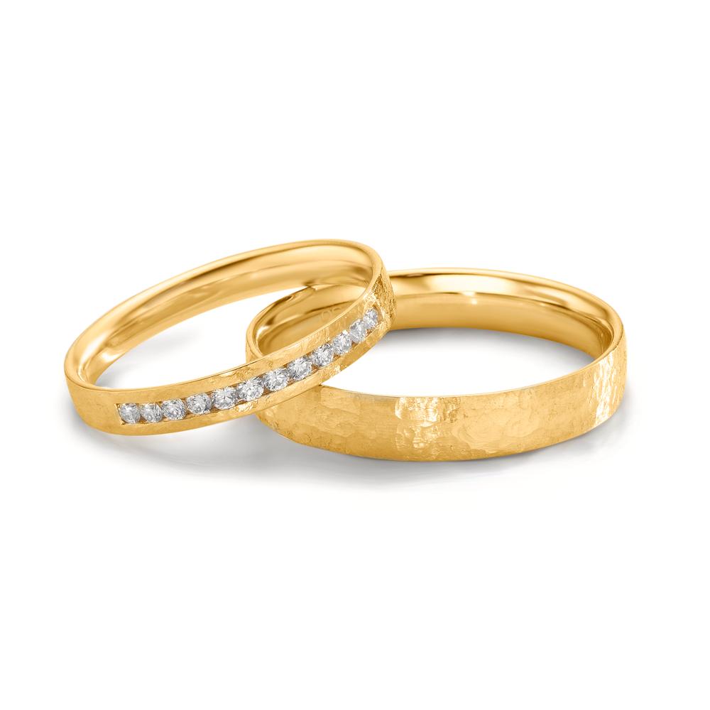 Anello del partner Oro giallo 750/18 carati