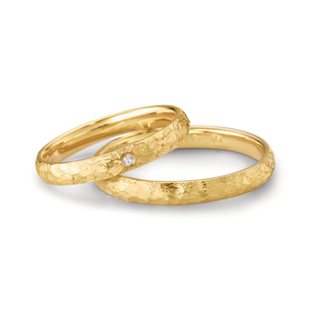 Anello del partner Oro giallo 750/18 carati