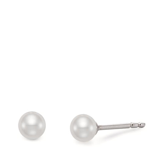 Orecchini a bottone Argento rodiato