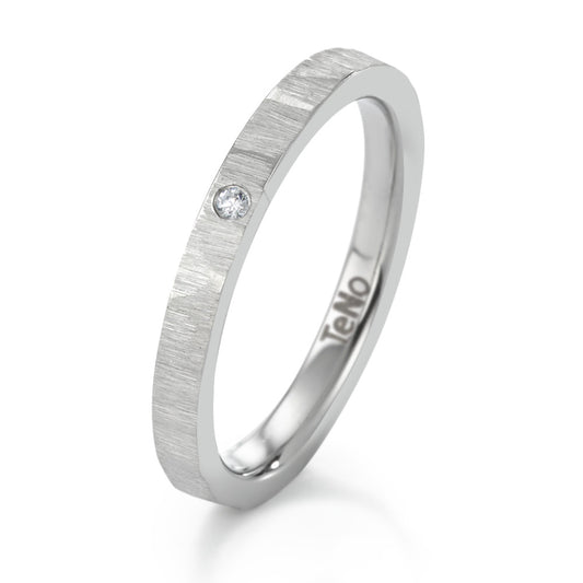 Anelli impilabili Acciaio inossidabile Diamante 0.012 ct, tw-si