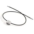 Collana Acciaio inossidabile, Gomma Diamante 0.072 ct, 9 pietra, tw-si 45 cm Ø2 mm