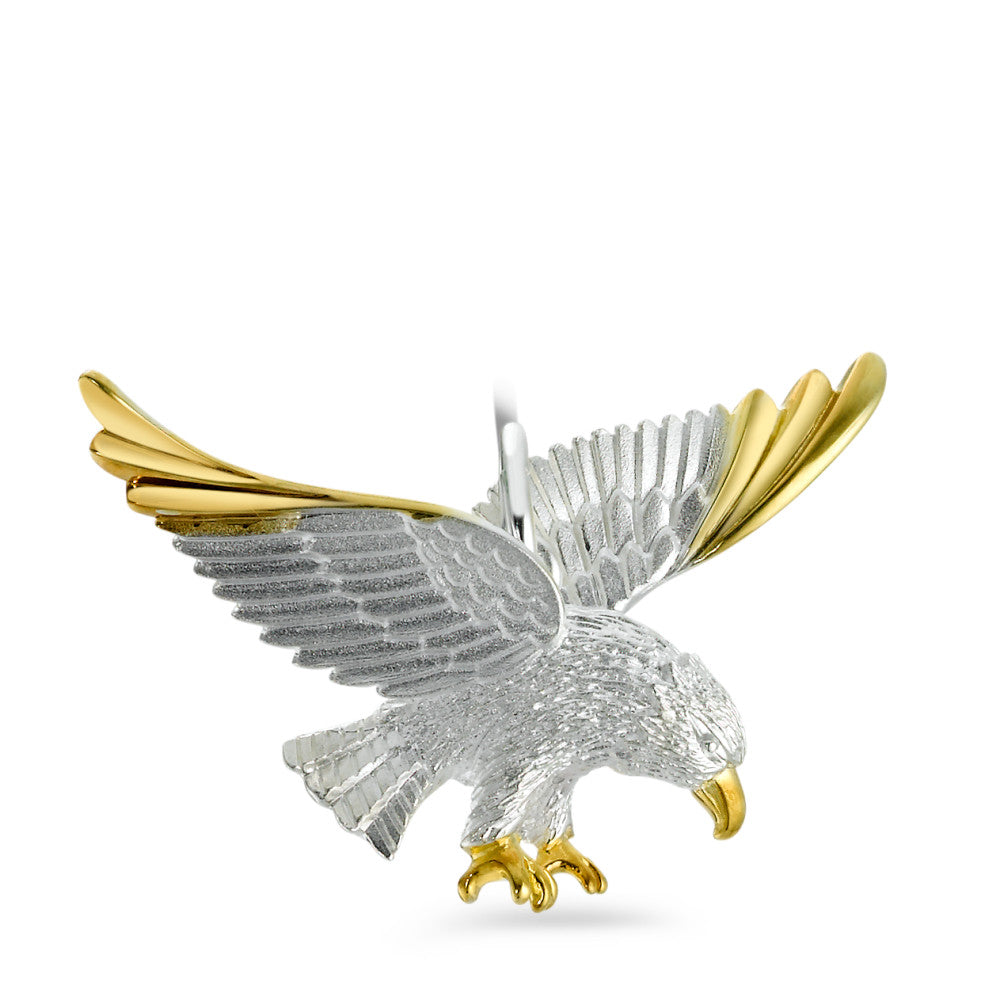 Ciondolo Argento bicolore Aquila