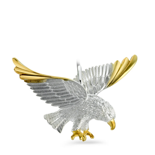 Ciondolo Argento bicolore Aquila