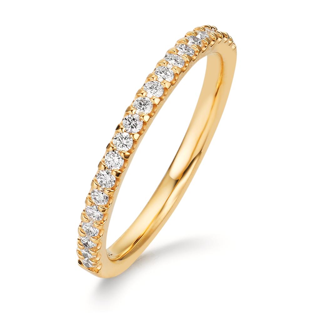 Anelli di memoria Oro giallo 750/18 carati Diamante 0.25 ct, w-si