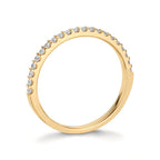 Anelli di memoria Oro giallo 750/18 carati Diamante 0.25 ct, w-si