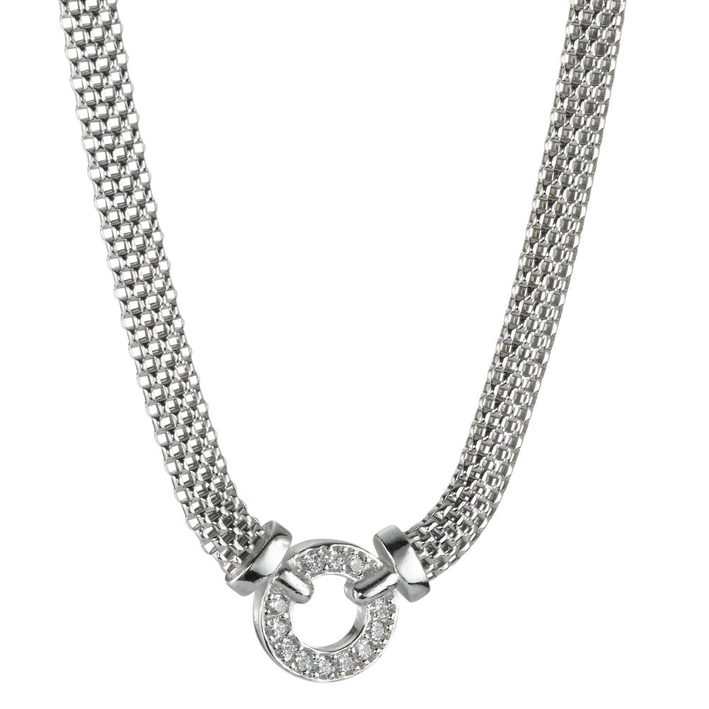 Collana Argento Zirconia 47 cm