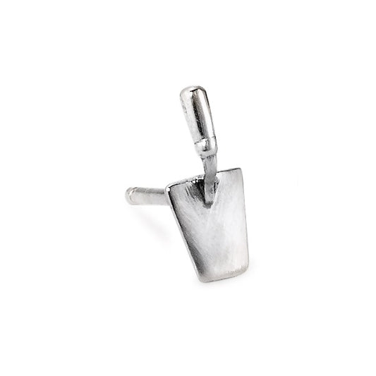 Orecchini a bottone 1 pz Argento patinato Muratore