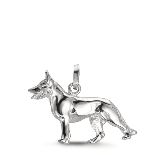 Ciondolo Argento rodiato Cane