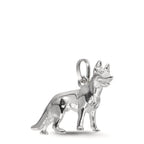 Ciondolo Argento rodiato Cane