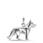 Ciondolo Argento rodiato Cane